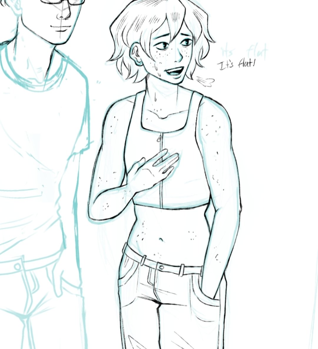 School is kicking my ass, accept this doodle pls