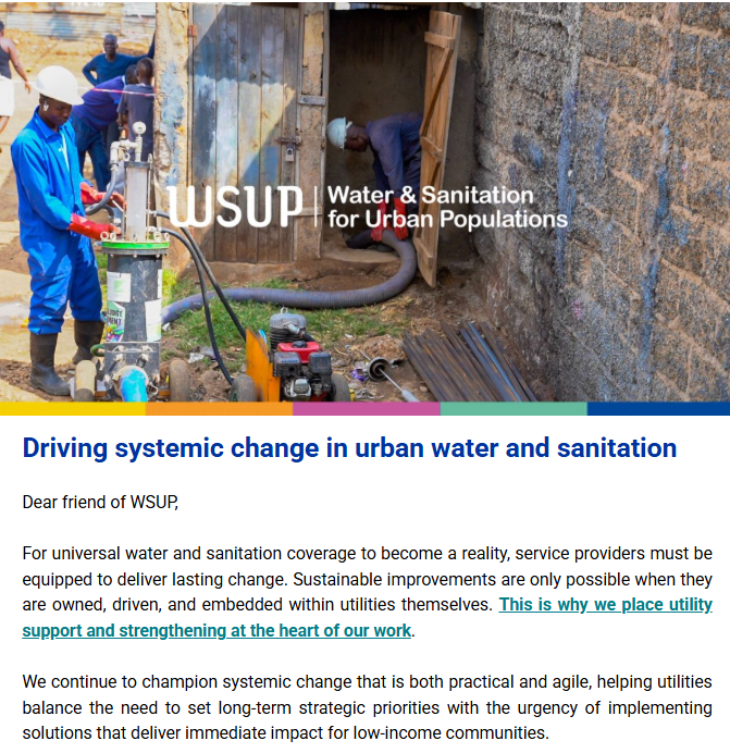 Water and Sanitation for Urban Populations tweet media