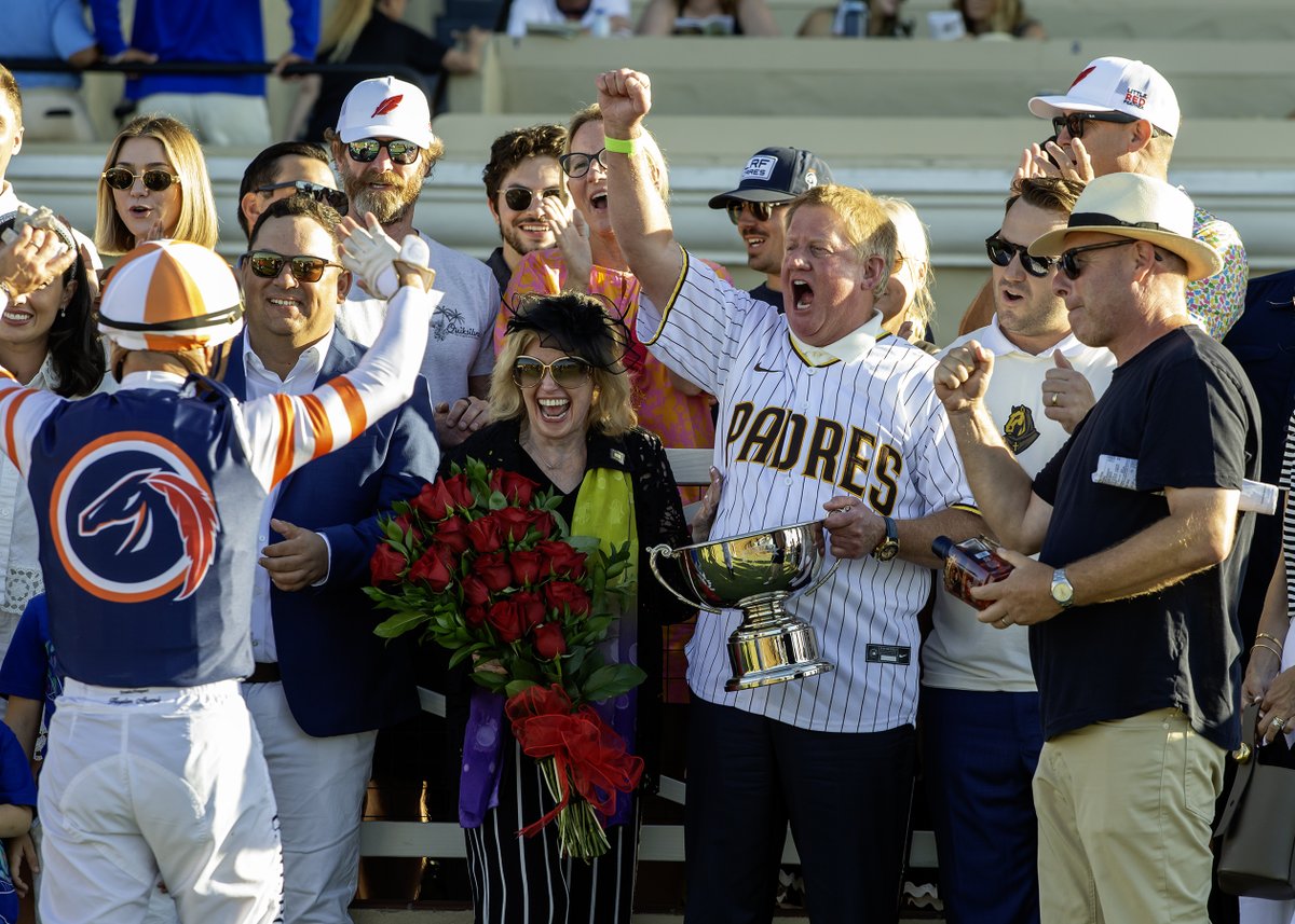 Congratulations, THE PADRE
<a href="/DelMarRacing/">Del Mar Racetrack</a> R9, 8/31/25
Owner: Little Red Feather Racing, Sterling Stables, LLC and Naify, Marsha
Trainer: <a href="/PhilDamato11/">Philip D'Amato</a> 
Jockey: <a href="/umbyrispoli/">Umberto Rispoli</a>