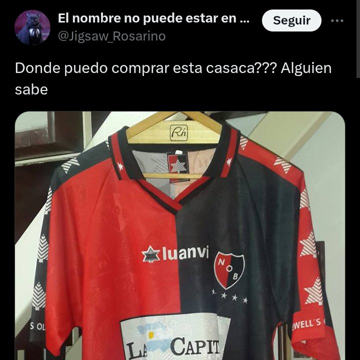 estoescentral's tweet photo. PARA PARA✋️

Esta camiseta es Luanvi y Newells tuvo este sponsor 1998/99.

En la foto se ven claramente 4 estrella.
Salieron campeones 2004 y 2013 después. 

4 + 2 = 6 ¿no?

Entonces por que ahora se ponen 7 estrellas? No creemos que sea porque Rosario Central sí las tiene. https://t.co/XJp85yBvqp