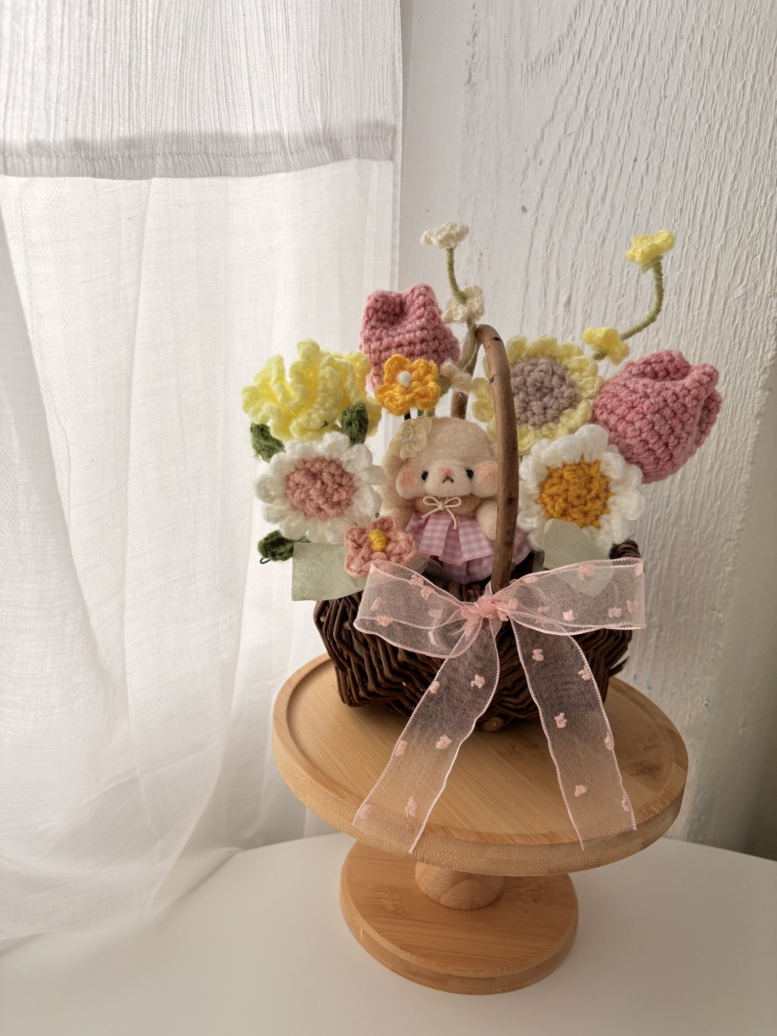 羊毛フェルトオーダー　うにぷりんページ 痛くないウニさん作りました！ ソフトなトゲトゲで防御力ゼロ