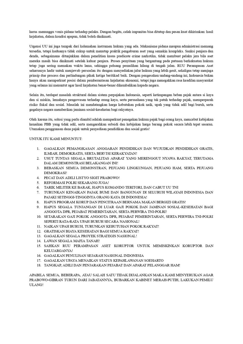 RELEASE JOGJA MEMANGGIL.

SENIN, 1 SEPTEMBER 2025