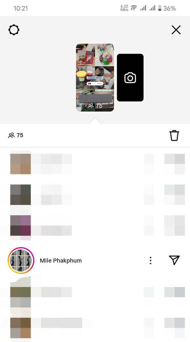 Mile saw my ig story and the sticker of kinn 🥹💚 and i didn't notice that i was wearing green. <a href="/milephakphum/">mile phakphum</a>