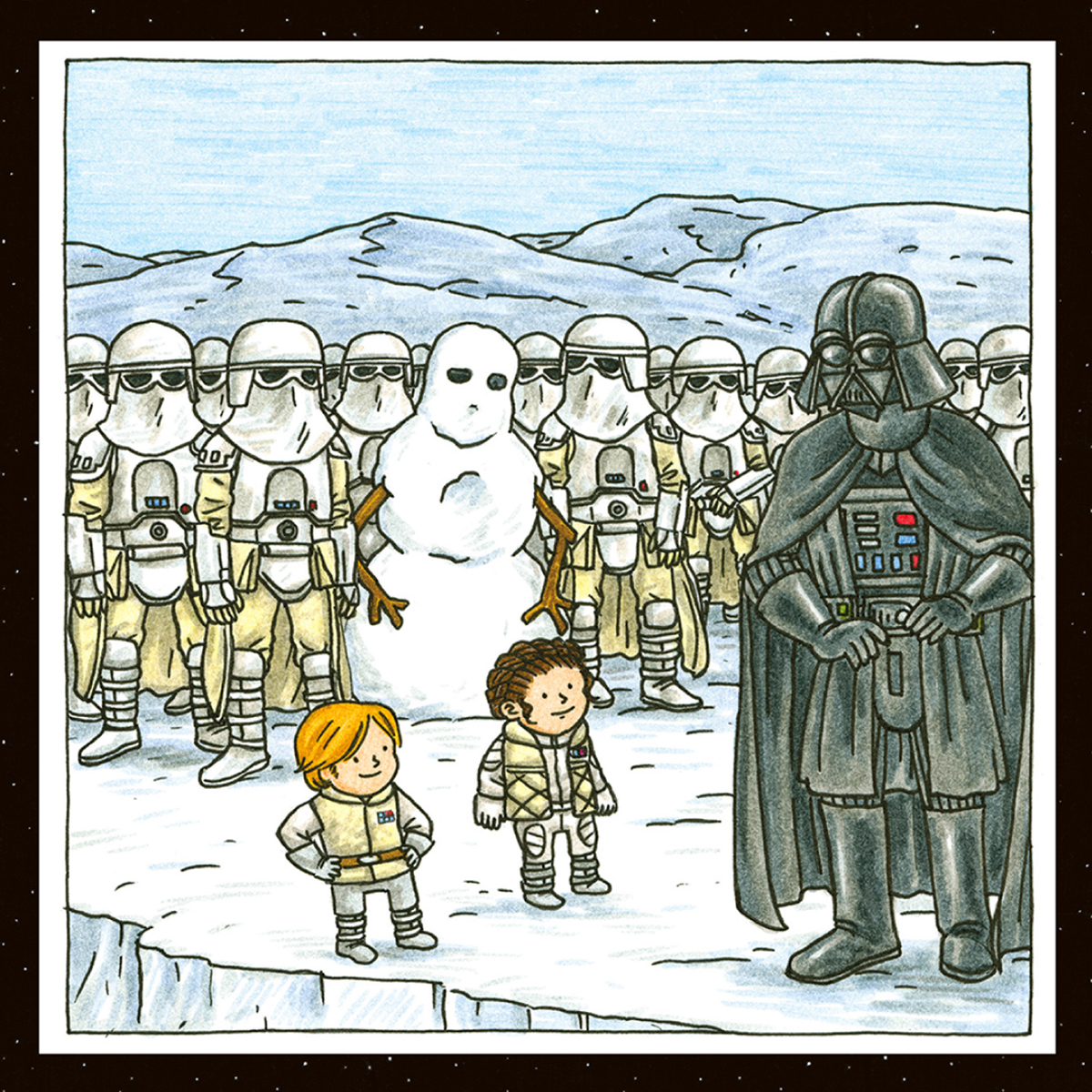 ジェフリー・ブラウンの絵本 『ダース・ヴェイダーとルーク（4才