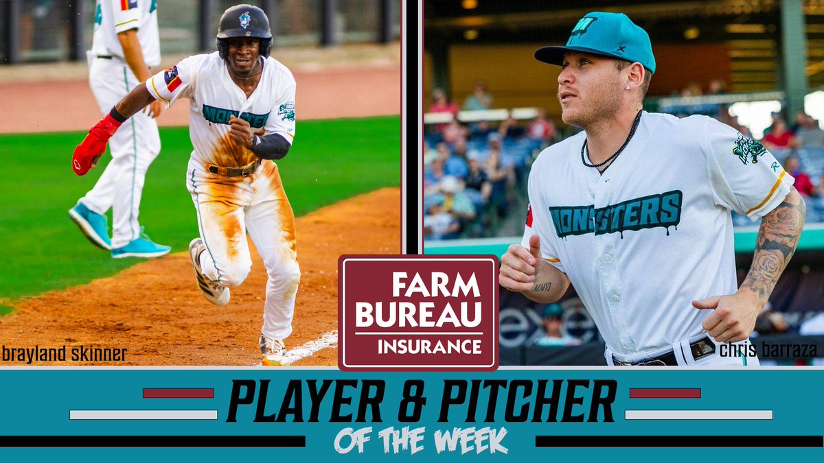 The Mud Monsters and Mississippi Farm Bureau Federation are proud to announce your FINAL Farm Bureau Player and Pitcher of the Week for the 2025 season. These two didn’t just go out with a bang — they slammed the gate and swallowed the key.

⚾️ Brayland Skinner was a spark, a
