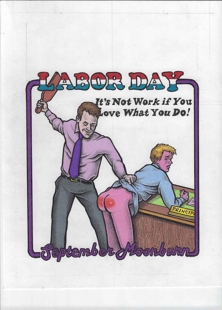 The September Moonburn #SpankParty is this Saturday Sept 6th at
<a href="/SanctuaryLAX/">🆂🅰🅽🅲🆃🆄🅰🆁🆈 🅻🅰🆇</a>

Lets keep butts warm. Please join us from 12-5p More info here. sanctuarylax.com/events/80687?m…… or by PMing me. Like and repost.  Attached is this month #spankart from Copper. #mmspanking #gayspank