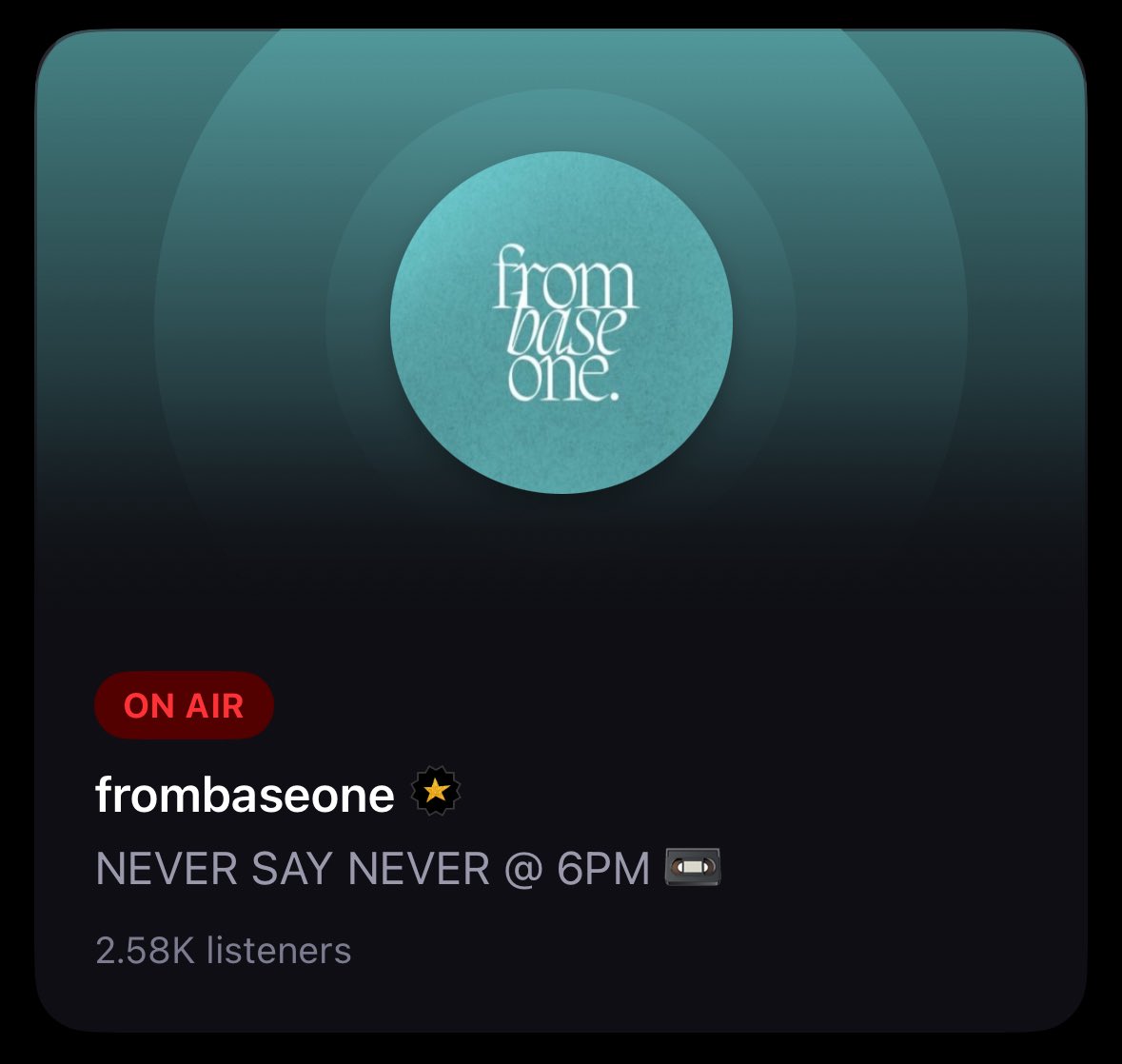 [⚡️] 2.5K ZEROSES ARE ICONIK

Join in on the fun with us while we wait for the release of &lt;NEVER SAY NEVER&gt;!

stationhead.com/frombaseone

#ZB1_ICONIK #NEVER_SAY_NEVER  #ZEROBASEONE #ZB1  #제로베이스원  <a href="/ZB1_official/">ZEROBASEONE</a>