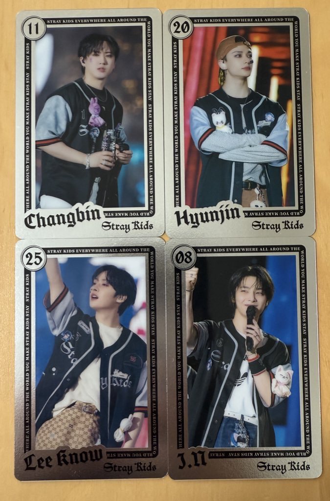 Stray Kidsスキズエコパランダムライブフォトカード dominATE