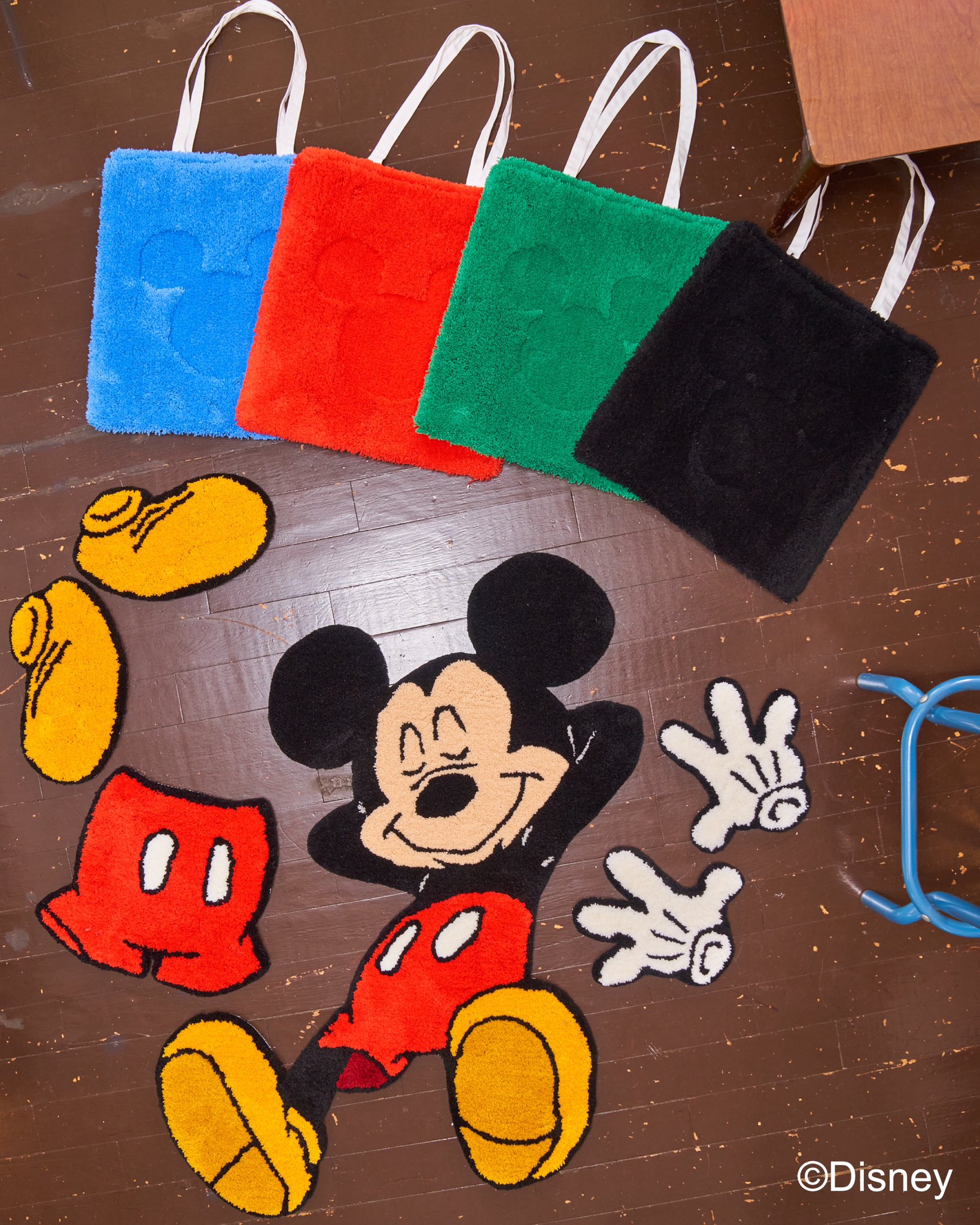 新品】Mickey Rug TOTE BAG MIYOSHI RUG ミッキー