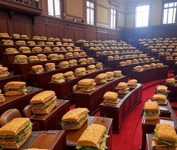 En la última semana de Agosto, se gastaron $265.000 en servicios de catering.

Poder Legislativo: $118.500
Tribunal de cuentas: $107.500
M. Turismo: $24.900
MEC: $8.000
IM: $6.000