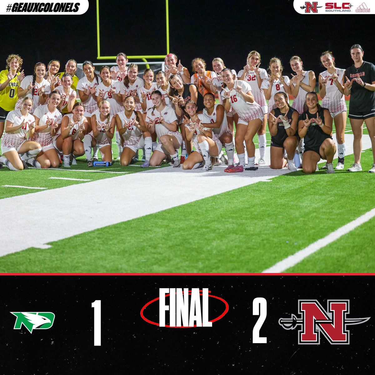 Nicholls_SOC's tweet photo. ‼️COLONELS WIN‼️ https://t.co/5Kik8XjMFb