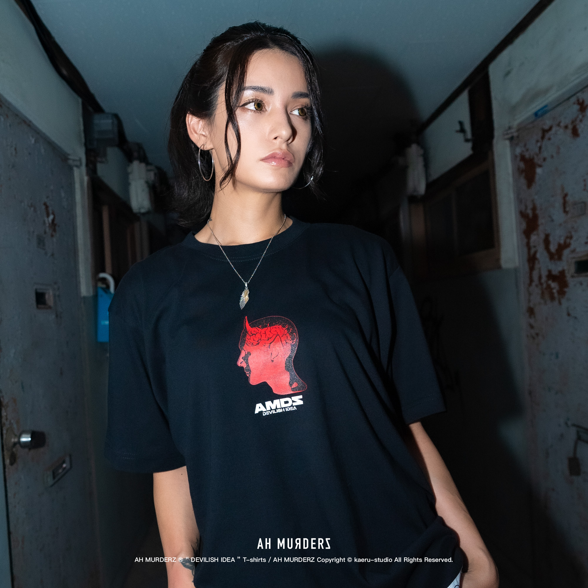 AH MURDERZ T-シャツ L アムーダーズ AH MURDERZ T-シャツ L アムーダーズ AH MURDERZ “ SIGN “ T