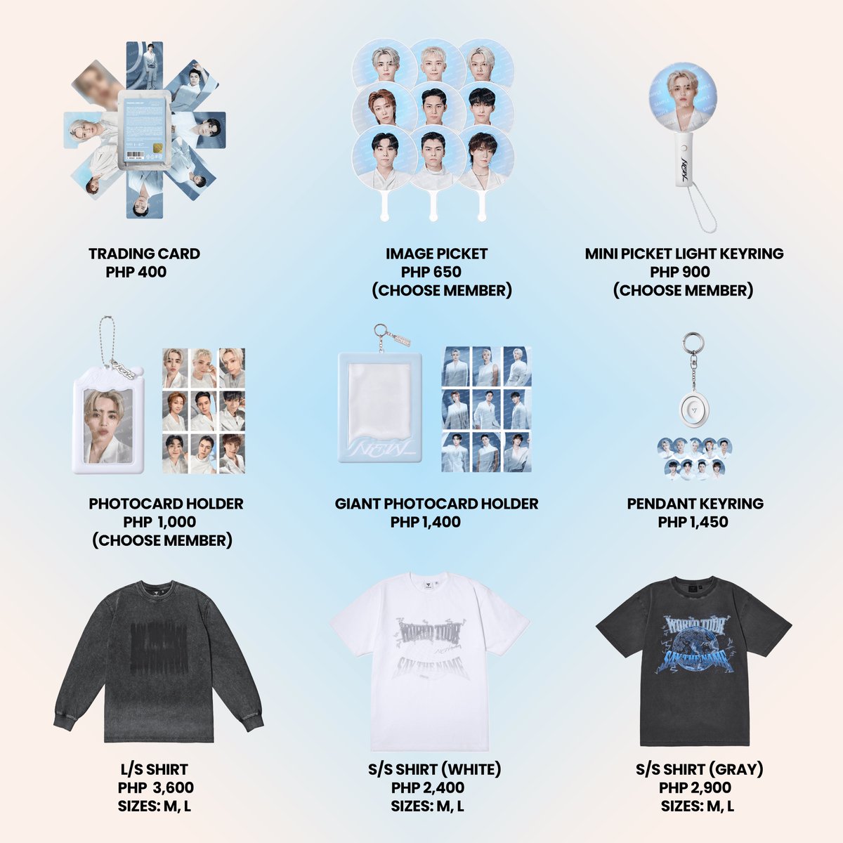 ⚪️ SEVENTEEN NEW_ TOUR MD PH GO
  
price on pic + isf pf lsf
   dop: oct 5
   eta: 2 wks after KR shipout

other items — dm ! will cater if old buyer.

read t&amp;cs before transacting pls ♡ 
to claim: reply mine + orders

will secure on PO1, but will be moved to PO2 if item gets