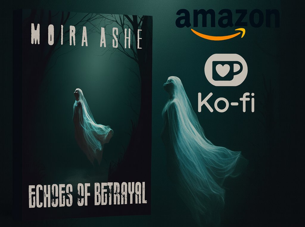 Get your copy of Echoes of Betrayal today!

Amazon:  a.co/d/fR5EMy4
Signed copies:  ko-fi.com/moiraashe93

#moiraashe #echoesofbetrayal #darkveilsociety #horror #writersoftwitter #AuthorsOfTwitter #AuthorsOfX