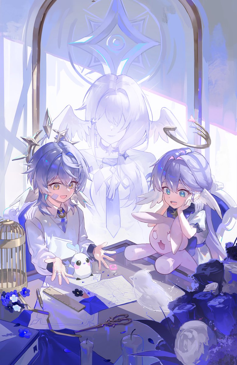 Origami Bird of Charmony🪽
#HonkaiStarRail 
#Robin 
#Sunday