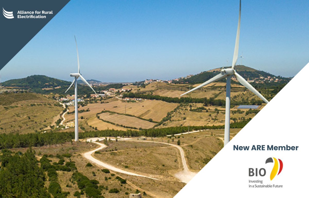 RuralElec's tweet image. Starting a new week with a new Member 🔆

We are thrilled to welcome BIO - the Belgian Investment Company for Developing Countries as the newest Member of the ARE Family!

BIO invests in SMEs, financial institutions, and infrastructure, contributing to social-economic growth.