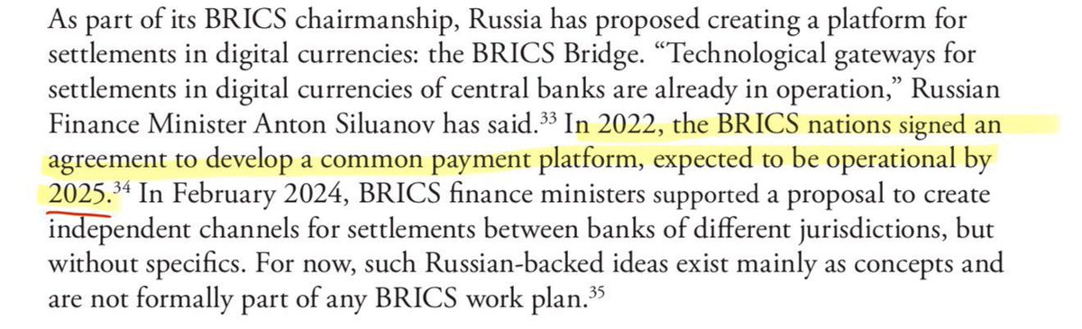 Yes, BRICS Pay is expected to be to operational by 2025.✅

Documented.📝👇