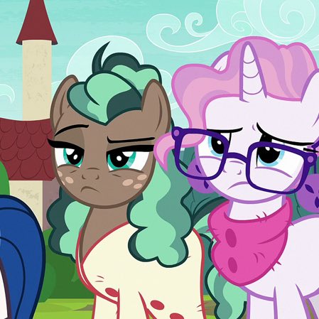 underrated ponies of the day: Minty Mocha and Raspberry Latte ☕️💕