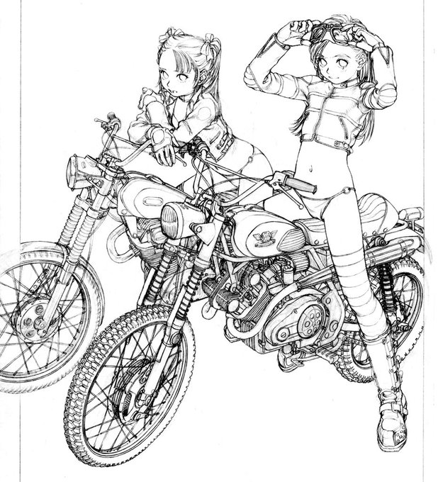 #皆さん線画と塗った後を見せてください 