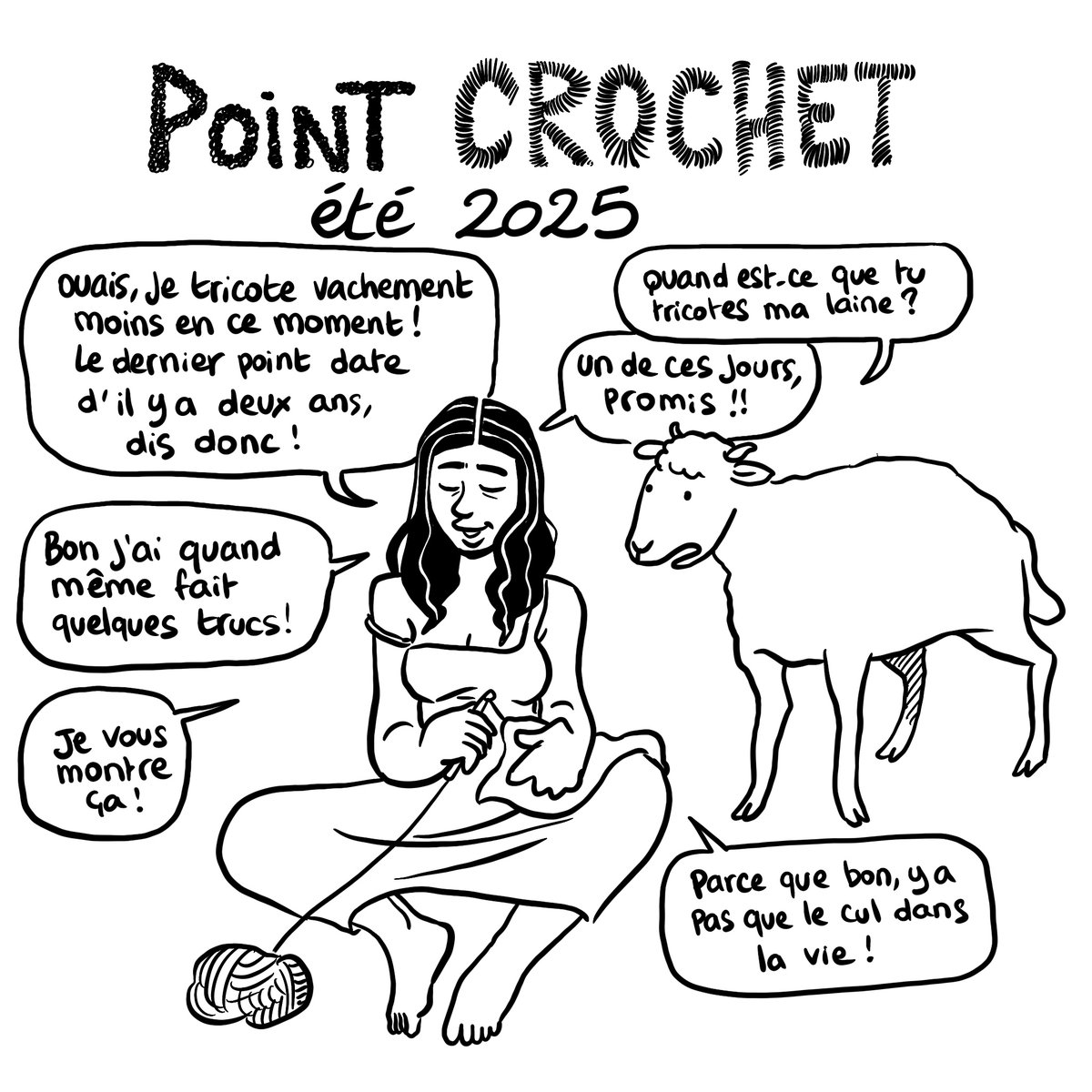 Bonjouuuur gentes dames et gents damoiseaux, ça faisait plus de deux ans que j'en avais pas fait, voici le petit point tricrochet de 2024/2025 ! melakarnets.com/index.php?post…