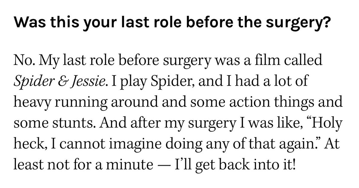 the fact that she was able to film 'what we hide' with her spine looking like that is highly impressive