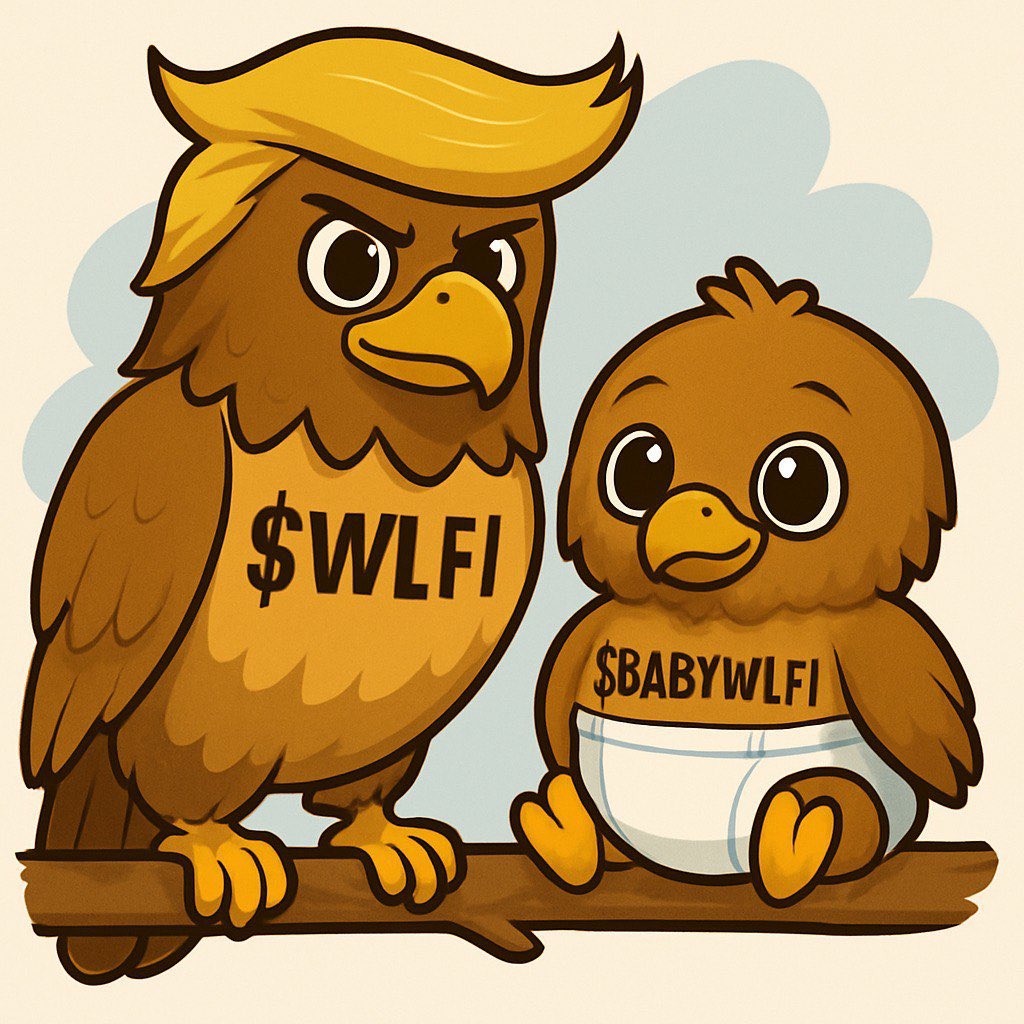 There is only one #BabyWLFI on #ETH chain !!! IYKYK 👀

#BabyWLFI #WLFI #Trump #Meme