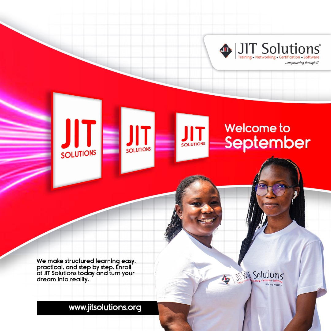 jitsolutionsng's tweet image. Happy New Month
We make structured learning easy, practical, and engaging. Enroll at JITSOLUTIONS today and turn your dream into reality.

Visit: jitsolutions.org/courses

 #JITSOLUTIONS #PracticalLearning #TechTraining #SkillUp #edutech