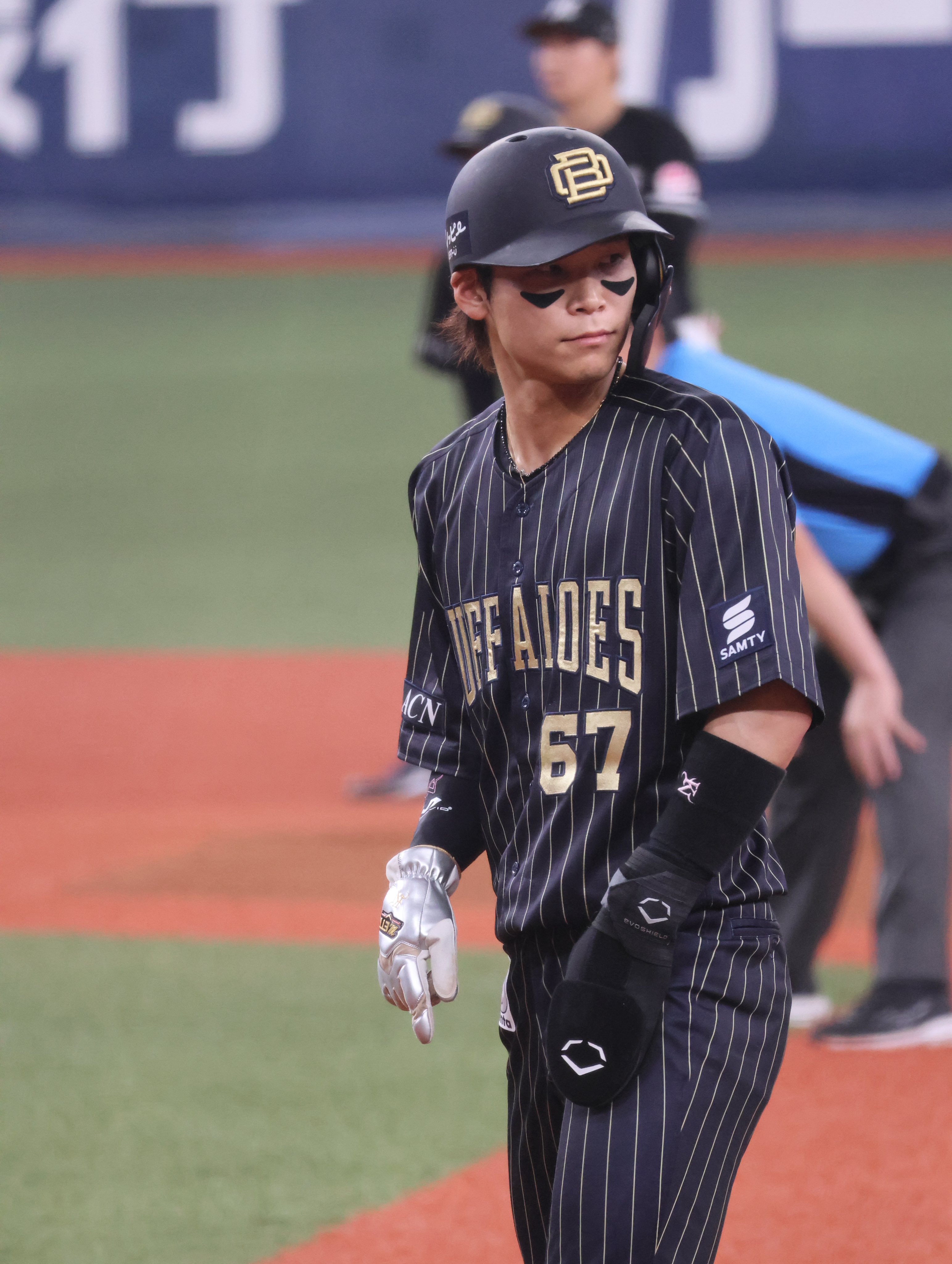 on スポーツ オリックス サードユニフォーム Mサイズ 67 中川圭太