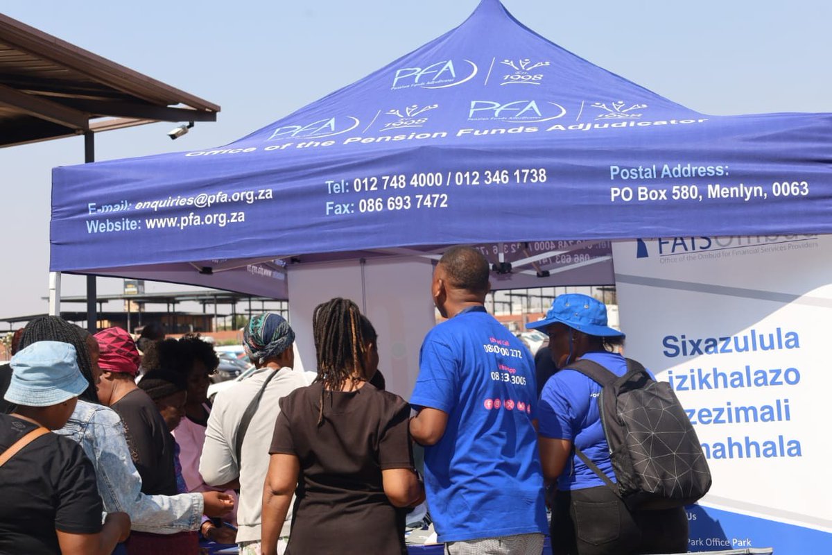 faisombud's tweet image. The FAIS Ombud joined the Office of the Pension Funds Adjudicator @OPFA_SA at Jubilee Mall in Hammanskraal for their mall activation in support of the #MoneySmartWeek campaign. Together with other stakeholders, including the CGSO and NCR, the FAIS Ombud engaged the Hammanskraal…
