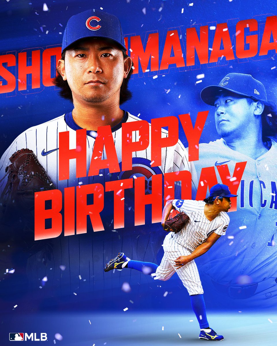カブス 】9月1日は #今永昇太 投手の32歳の誕生日です！！おめでとう