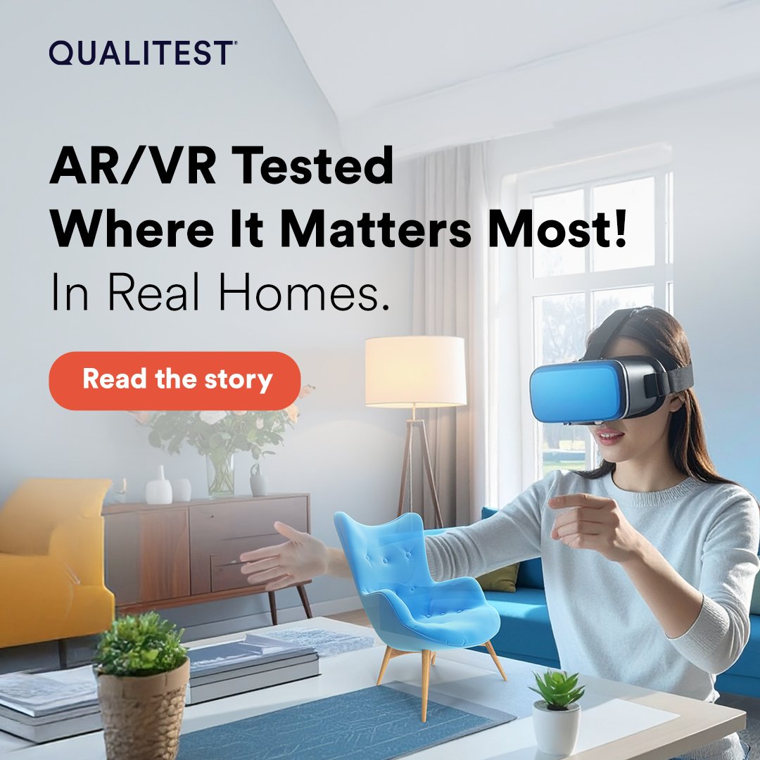 Qualitest's tweet image. We helped a global client collect real-world data in 336+ homes across 15 countries using motion capture + real-life simulations.
This data helped launch multiple VR headsets.
Read the story 👉 bit.ly/47mQErr
#AR #VR #DataCollection #QualityEngineering