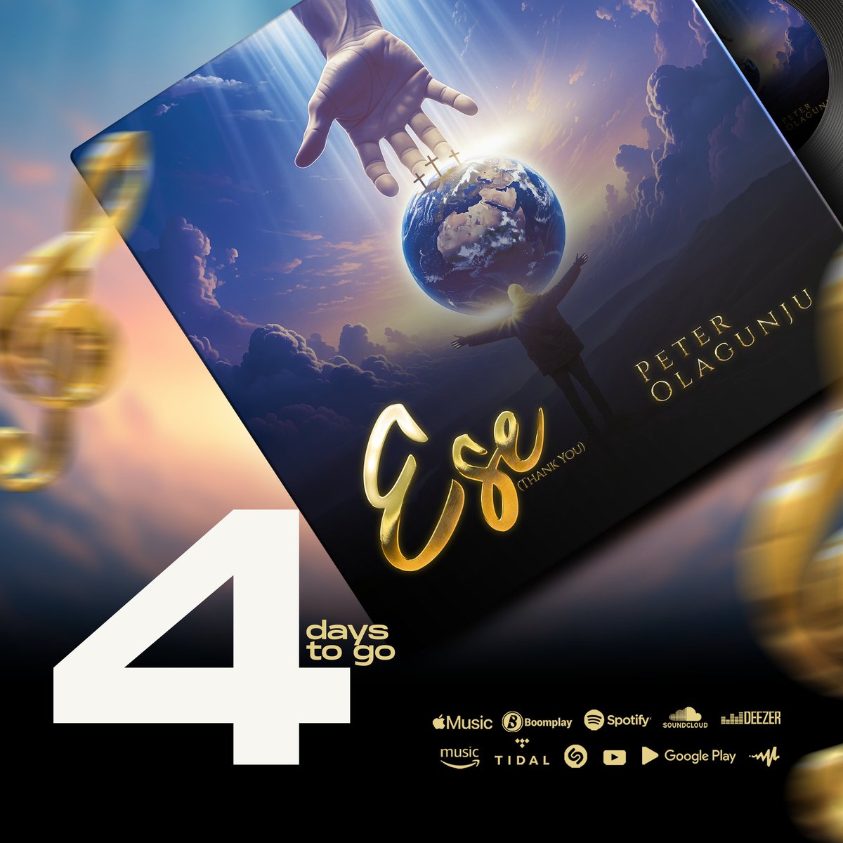 Peter_singz's tweet photo. 4 more days till you hear Ese! 😇
Every lyric carries a piece of my heart and story🎼
I can’t wait to share this sound with you.
Pre-save now! link in bio!

#Ese #EseIsComing #peterolagunju #peterolagunjumusic https://t.co/JyV0p3F9zZ