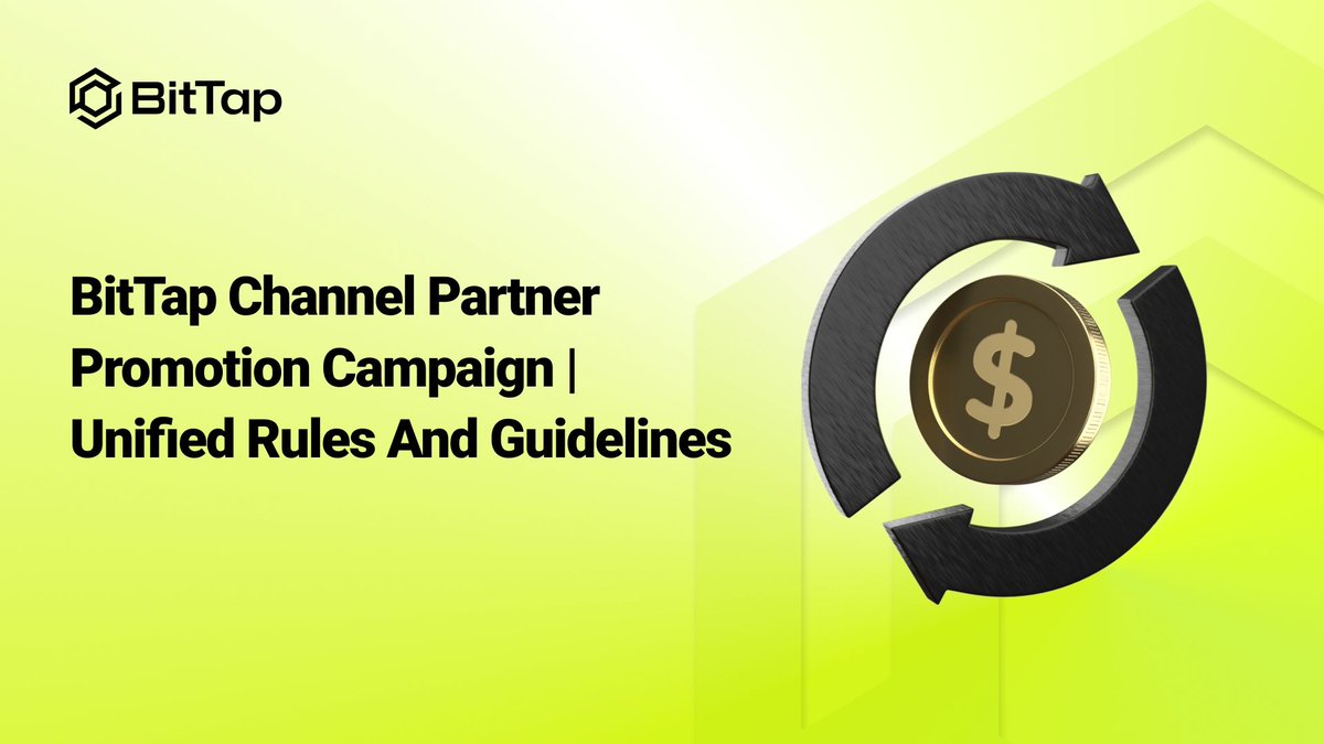 BitTapGlobal's tweet image. BitTap launches Affiliate Promotion Program | Unified Rules & Guidelines
✅ Transparent & Compliant
✅ Win–Win Collaboration
Learn more: buff.ly/rWSK7Ah
#BitTap #PartnerProgram