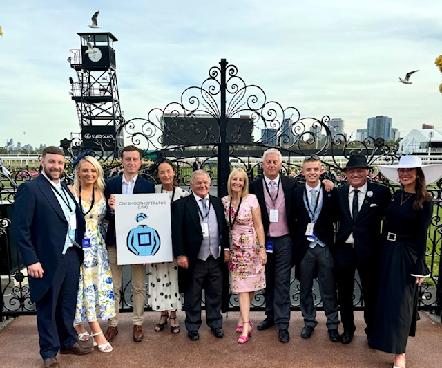 Last year's brilliant <a href="/GeelongRaceClub/">Geelong Racing Club</a> winner Onesmoothoperator will be back to defend title and chase <a href="/BERacingLtd/">Brian Ellison Racing</a> <a href="/MelbourneCup/">The Lexus Melbourne Cup</a> dream again - but there is chance to join the play and first Tuesday experience with <a href="/BoyleBloodstock/">Boyle Bloodstock</a> - horse will also stay down under. 
Let's talk.