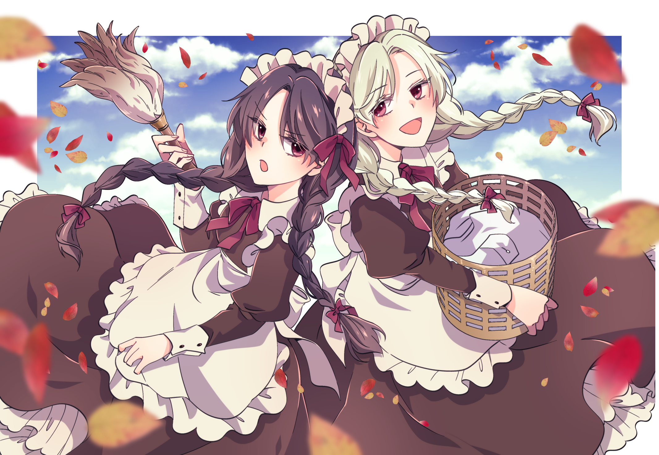 万福天水蓮、【散らばこそ　それを語るか　猪口二ツ】、希少な額装用画集より 万福天水蓮、【散らばこそ それを語るか 猪口二ツ】、希少画集画