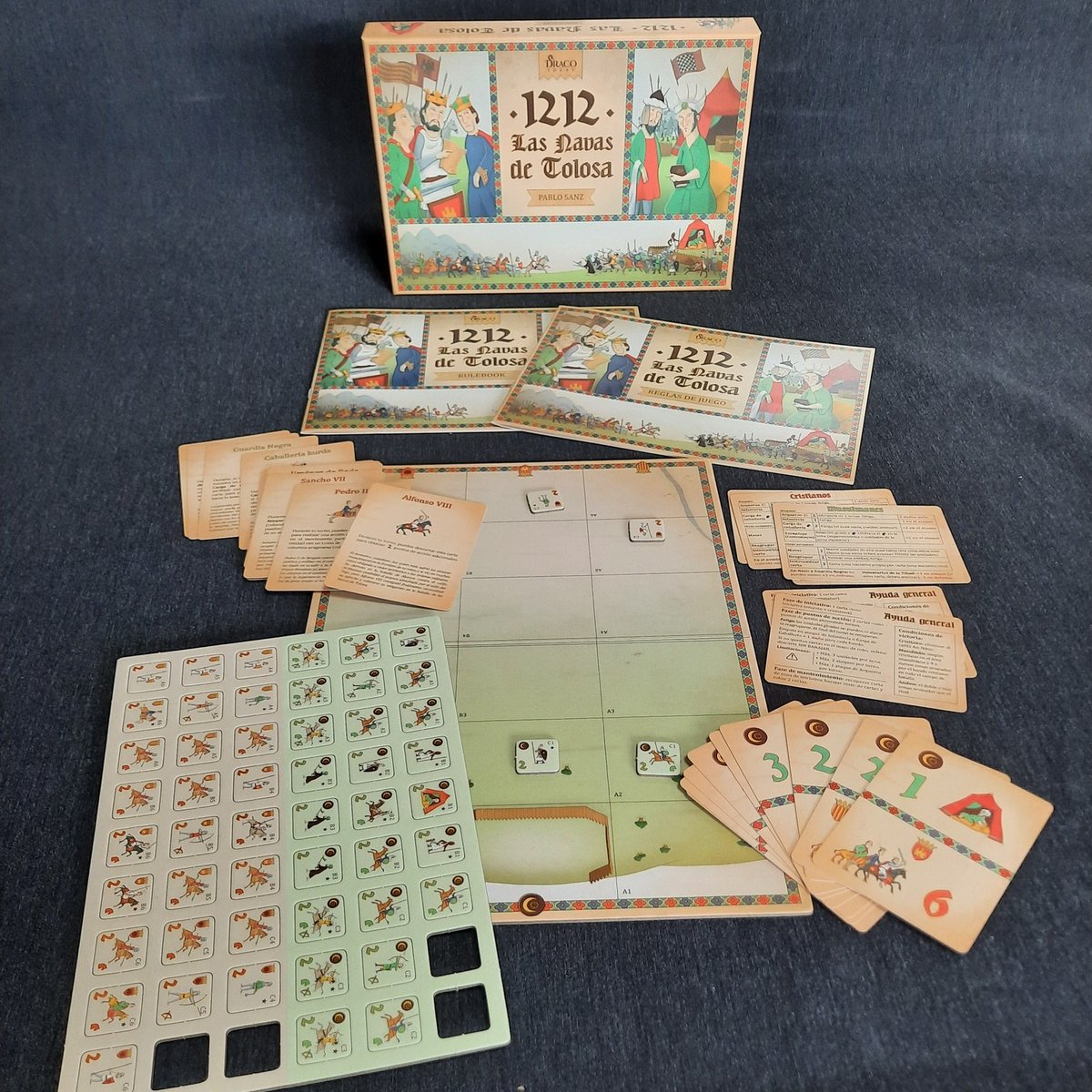 1212 Las Navas de Tolosa
Now with FREE downloadable solitaire mode
Have you tried it?
dracoideas.com/shop/en/1212-l…

#Wargames
#Solitaire
#Boardgames