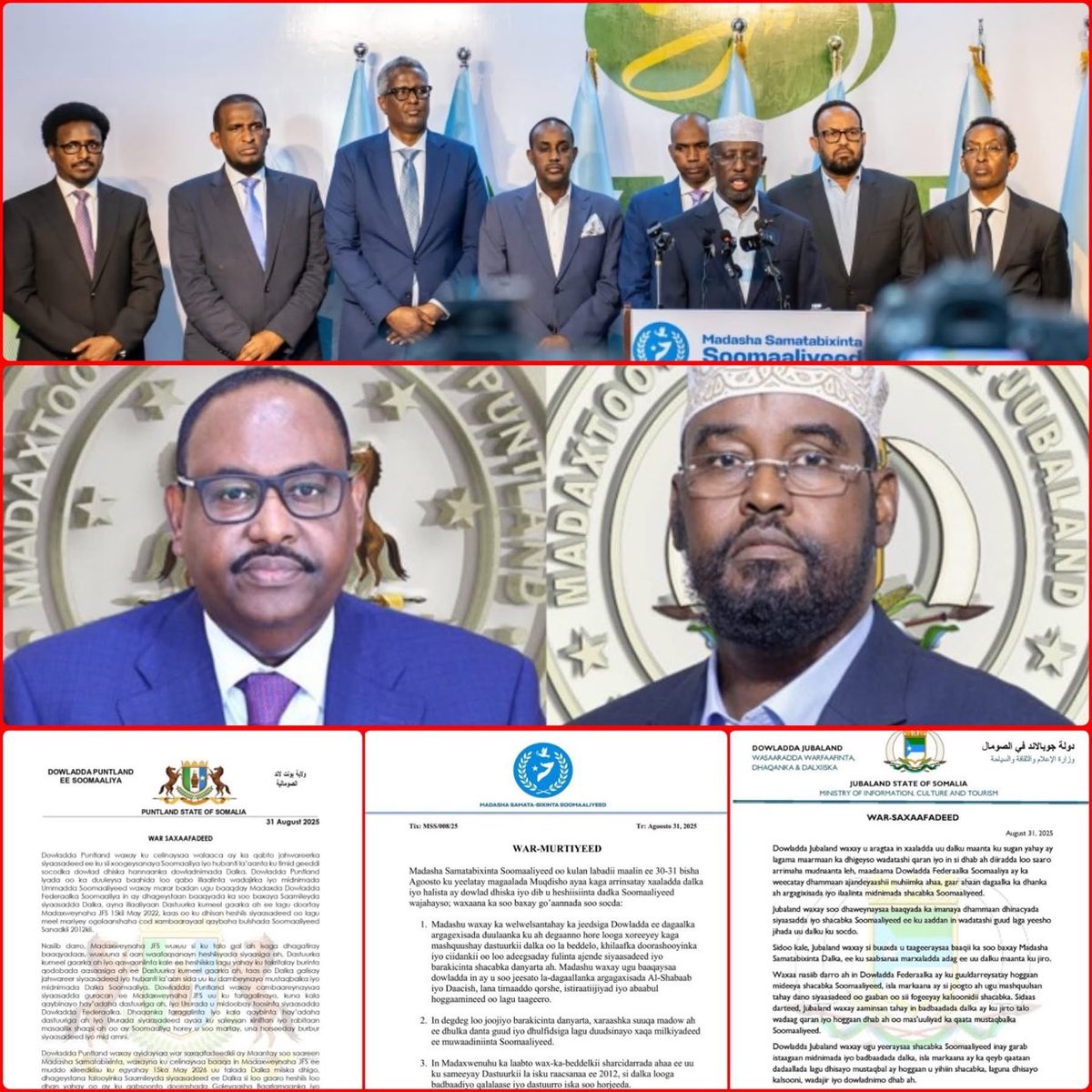 FaarahAdan's tweet photo. Somalia needs liberation from these spoilers.If @HassanSMohamud @AhmedMoFiqi he will lose I advise to president to stop the with them,it is nonsense talk. https://t.co/zUdR5vnDwf