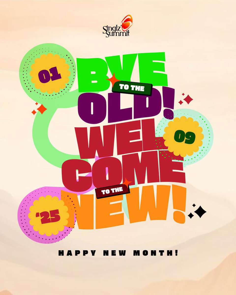 Welcome to a Grace-Filled September!

This month we are dropping old things and swinging into new things! 

Guys don't sleep on it, awake to the grace to move up!

Happy New Month Tribe! 

#SinglzSummit