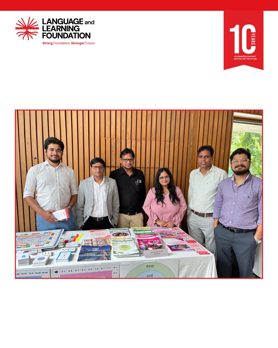 On 13 Aug, UNICEF India &amp; Educational Initiatives convened the Seminar on Improving Numeracy at Scale.

LLF showcased joyful, play-based resources - teacher guides, workbooks, play kits &amp; more - aligned with NCF-FS 2022, making maths meaningful for every child. 

#FLN #LLF