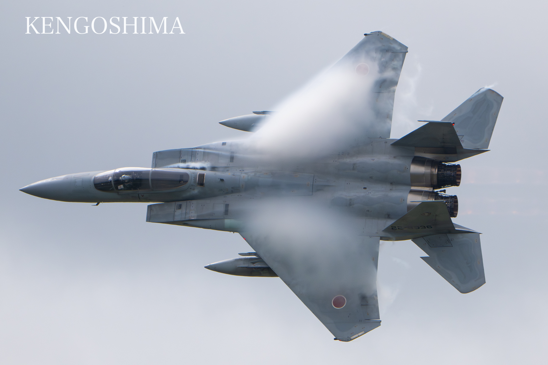 5-9kimono 2022コレクション　飛行機雲　グレー 写真家 KEN五島 KENGOSHIMA 建築写真撮影業務&政府専用機など