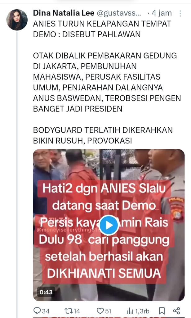 Yaah fitnah lagi, emang gak ada cara lain gitu cari makan bukan dengan fitnah?  Perlu di cari juga nih akun