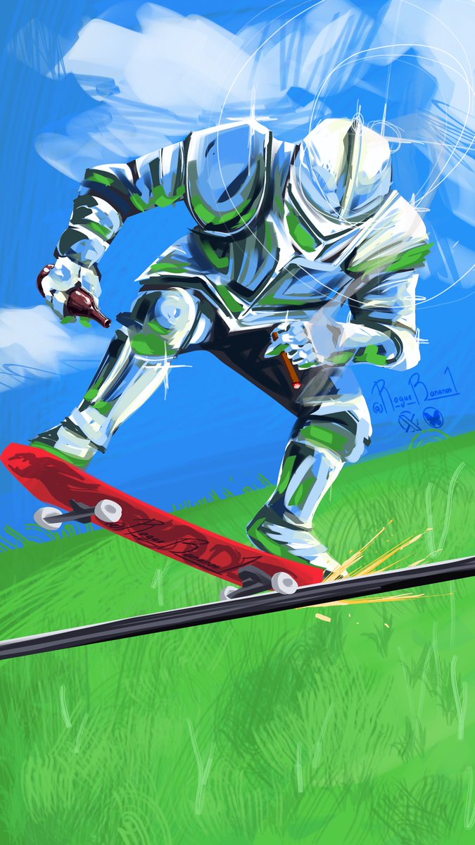 Roguebananas1's tweet image. Doodle

#knight #digitalart