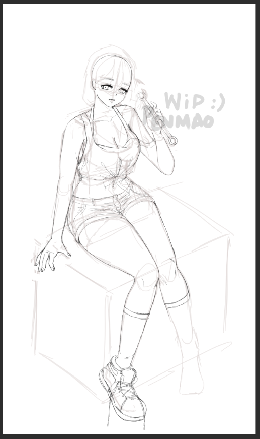 JustMawiee's tweet image. Heyaa~ a sneak peek  for Commissions  in Progress~!