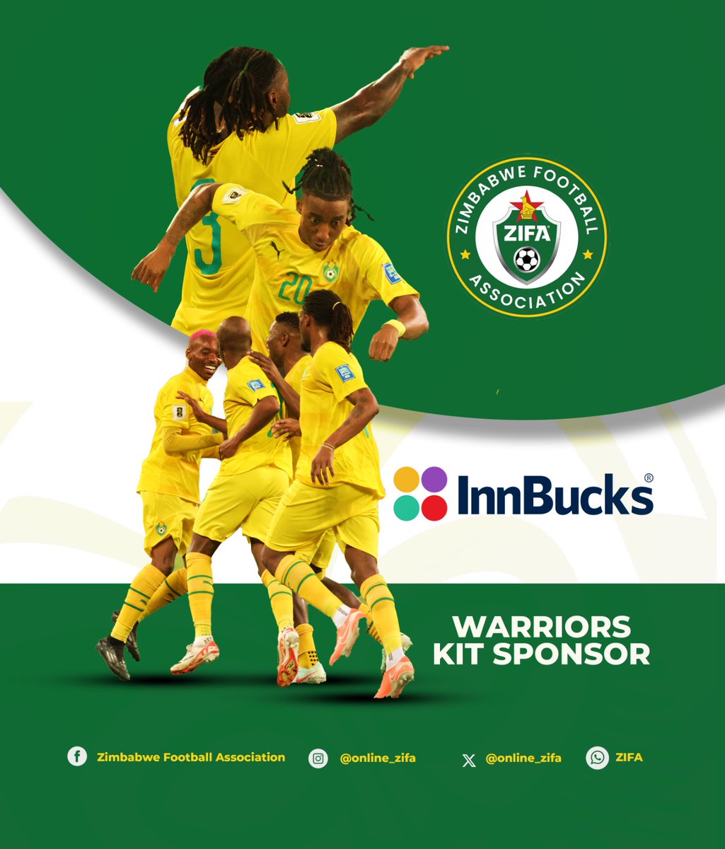 Welcome InnBucks. 

New Warriors Kit Sponsor. 

#bayawabaya🇿🇼