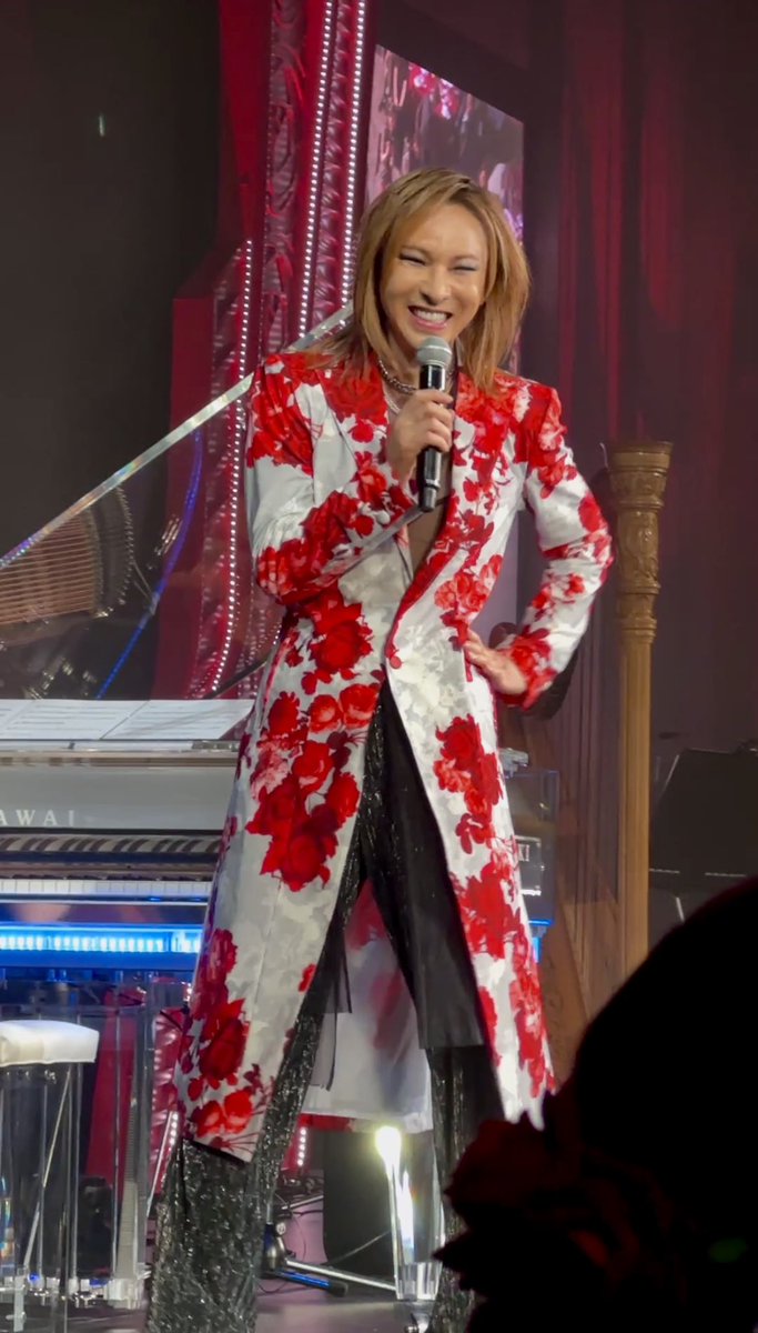 みんな大好きYOSHIKIスマイル🤍✨👼

#EVENINGwithYOSHIKI2025
