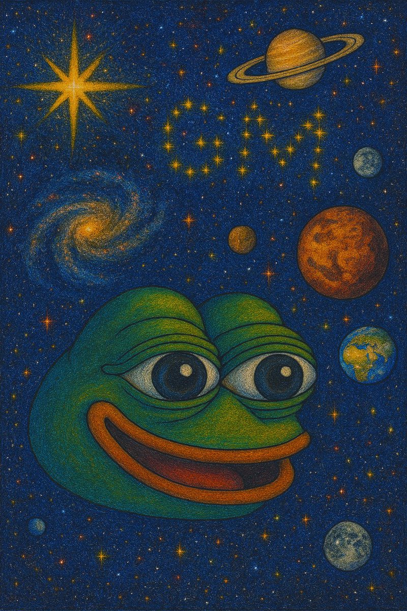 Gm frens, sending you some cosmic vibes 🤩☕️