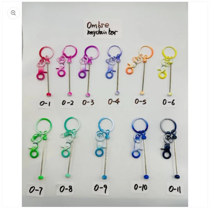 Beadablebliss's tweet image. Elevate your keys with style using our Metal Beadable Keychains with Bar and New Style Small Lobster Clasp in Ombre Colors! 
#BeadableKeychains #MetalKeychains #LobsterClasp #OmbreColors #KeychainFashion 
For More Visit: beadablebliss.com/products/metal…
