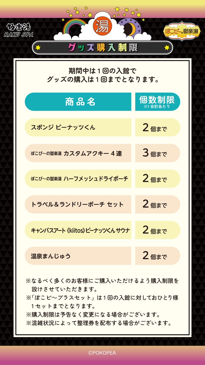 専用 極楽湯 9点 にじさんじ×極楽湯・RAKU SPA(らくスパ)第二弾コラボキャンペーン