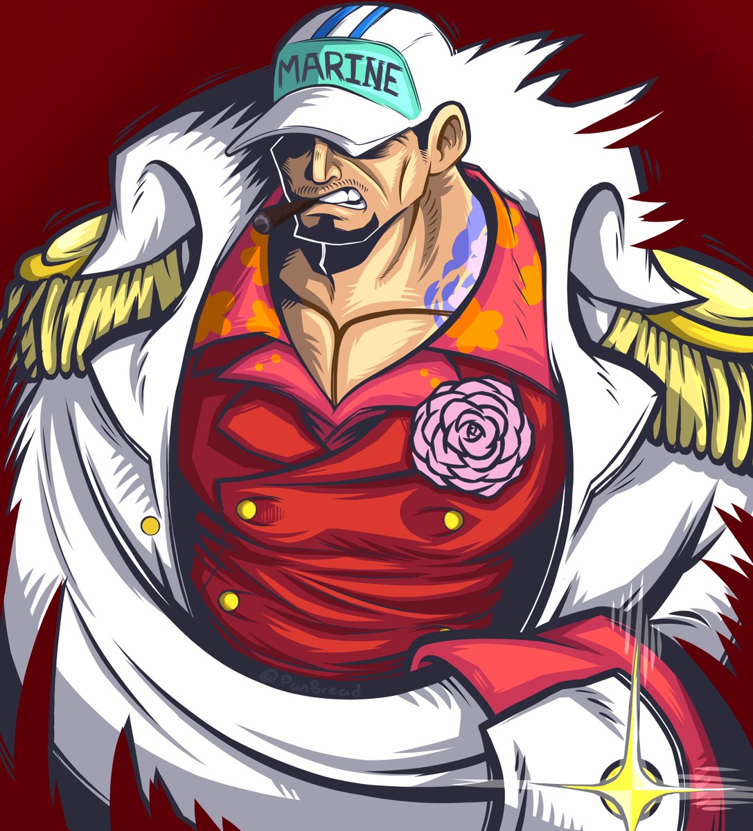PowVirgo's tweet photo. #ONEPIECE #Akainu https://t.co/38MsXyrDv9