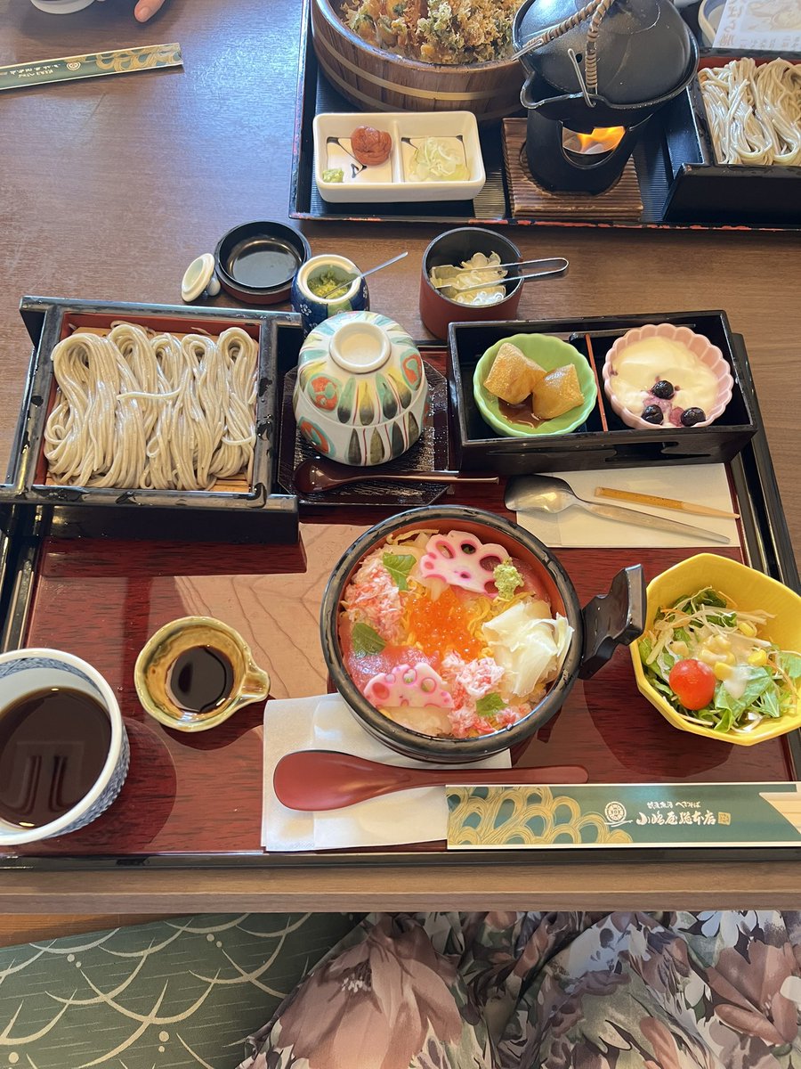 MagicToshi's tweet photo. 昨日のお昼と今日のお昼へぎそばざんまいでした。 https://t.co/cLGG1S4fCb